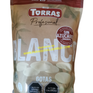 Cobertura De Chocolate  "Blanco" Torras 1 Kilo 27% Cacao Sin Azucar
