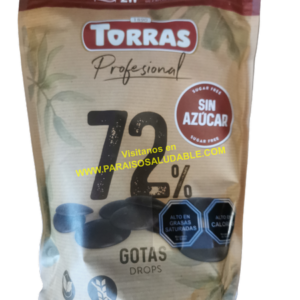 Cobertura De Chocolate Torras 1 Kilo 72% Cacao Sin Azucar