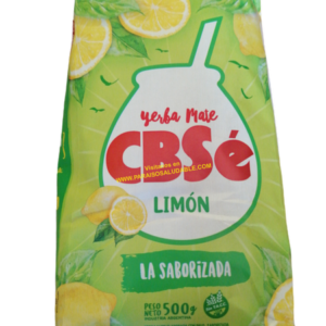 Yerba Mate Cbse Sabor Limon 500 Grs