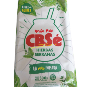 Yerba Mate Cbse Sabor Hierbas Serranas 500 Grs